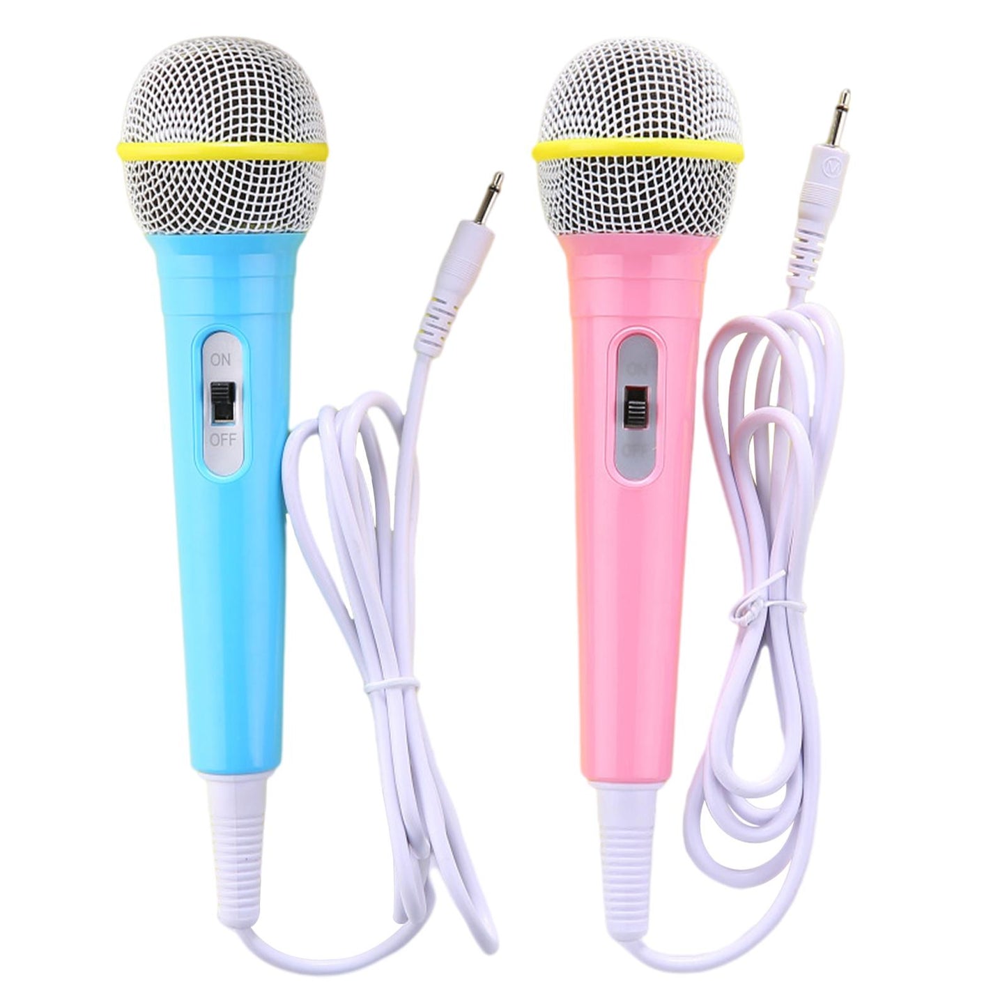 Wired Girls Boys Microphone Kids Mic Gift For Karaoke Singing Home Music Pink