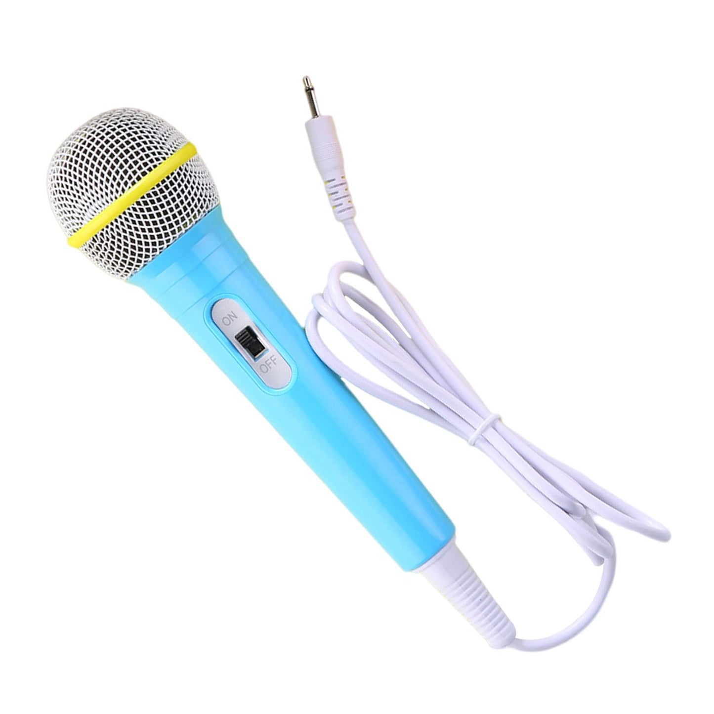 Wired Girls Boys Microphone Kids Mic Gift For Karaoke Singing Home Music Blue