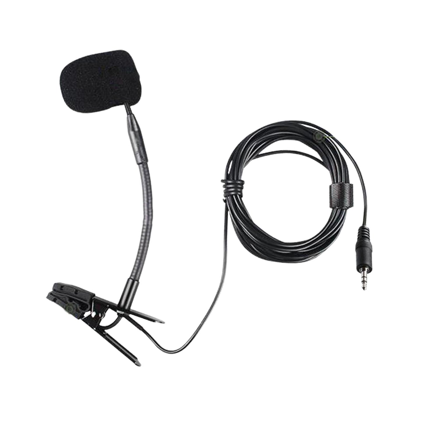 3.5mm Clip-On Mic Wired Condenser Dedicated Audio for Saxophone Performance