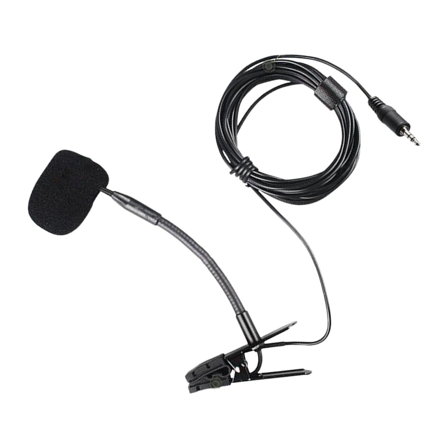 3.5mm Clip-On Mic Wired Condenser Dedicated Audio for Saxophone Performance