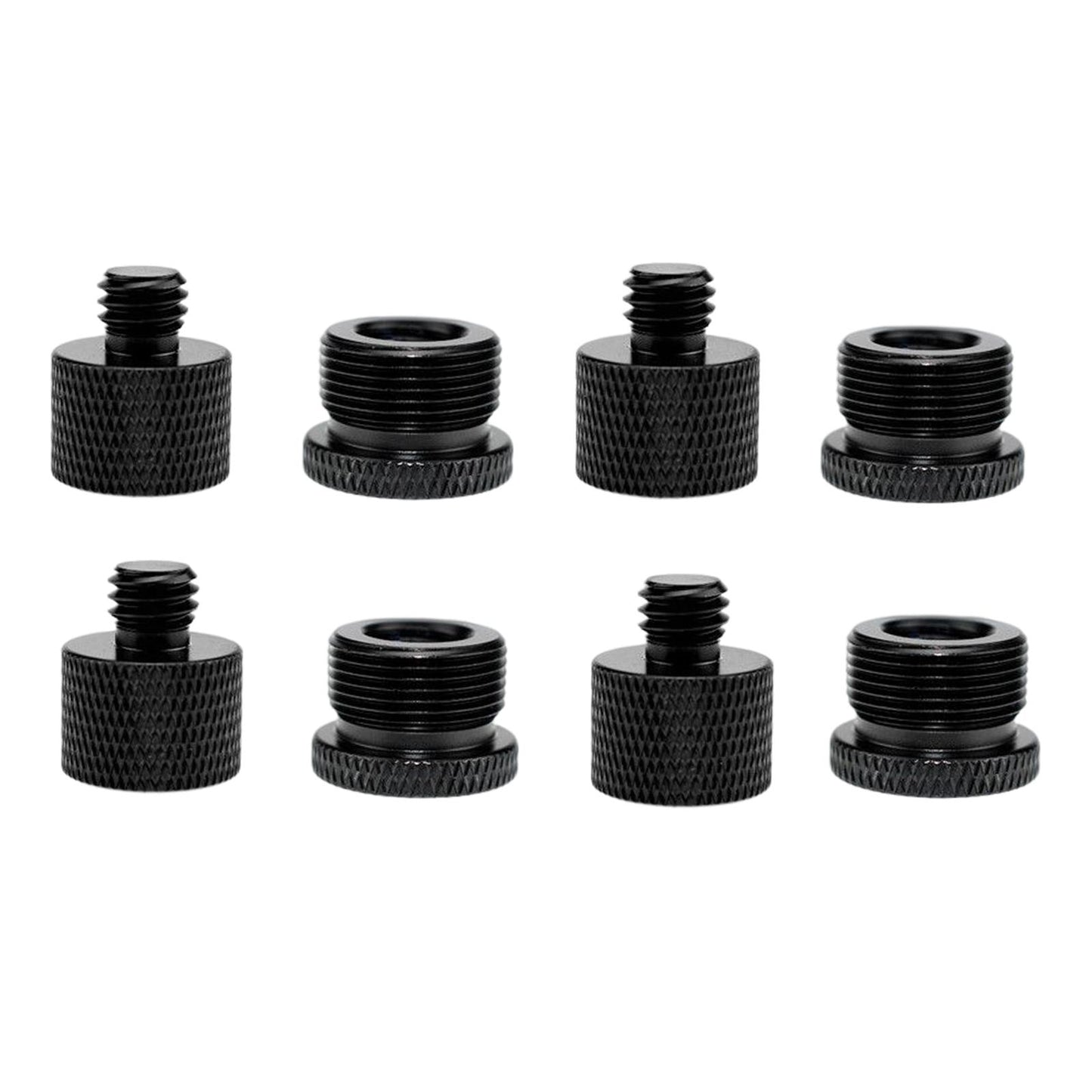 8Pcs Mic Stand Adapter Universal Screw Adapter Thread for Microphone Stand