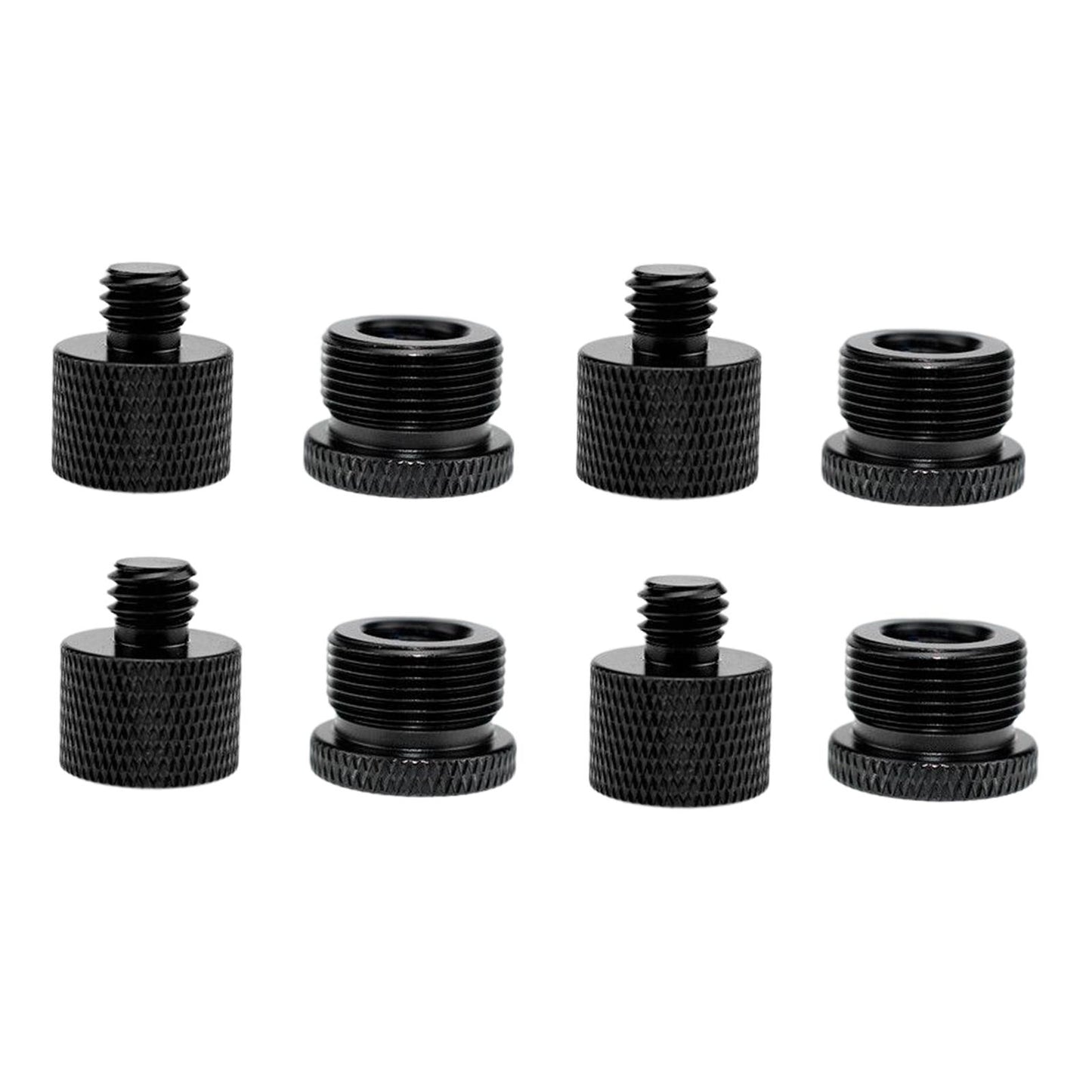 8Pcs Mic Stand Adapter Universal Screw Adapter Thread for Microphone Stand