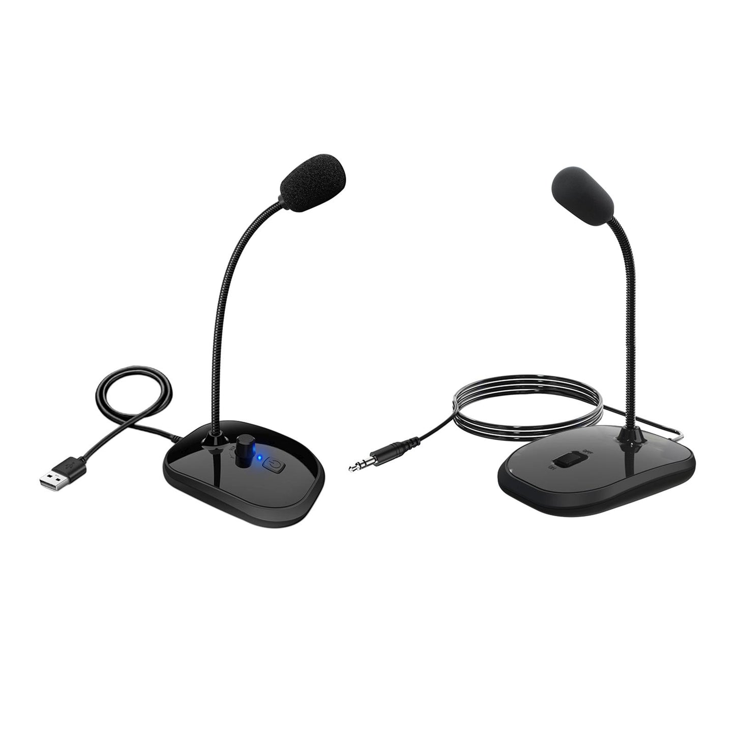 Computer Microphone Omnidirectional Condenser Mic for Streaming Facebook USB