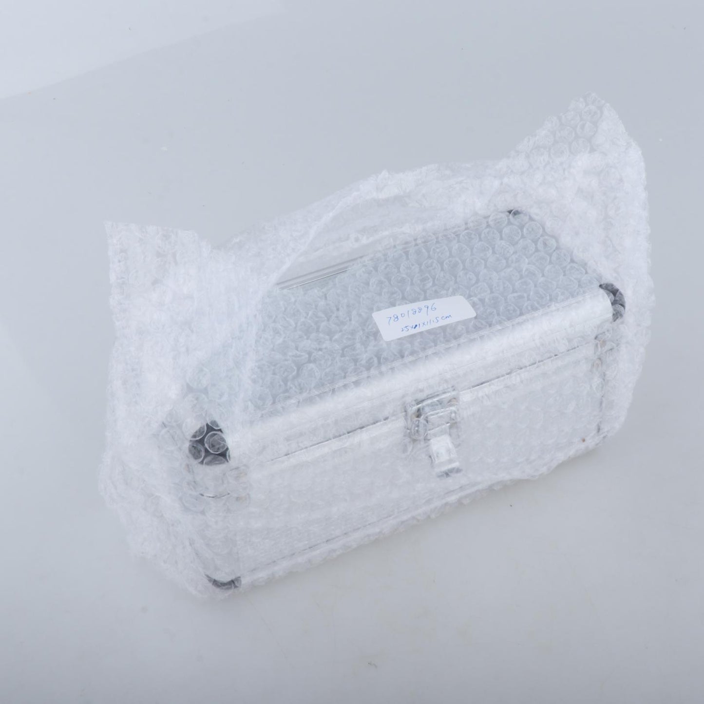 Portable Microphone Storage Case with Sponge Suitcase Mic Toolbox Silver