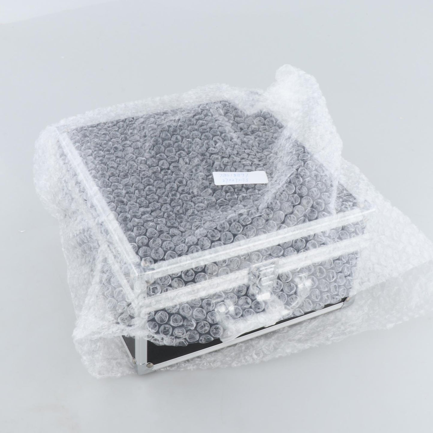 Portable Microphone Storage Case with Sponge Suitcase Mic Toolbox Black