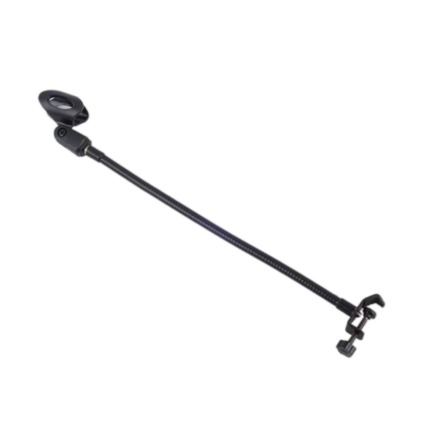 Iron Desk Mic Stand Universal Hose Shelves Microphone Flexible Tube Clips