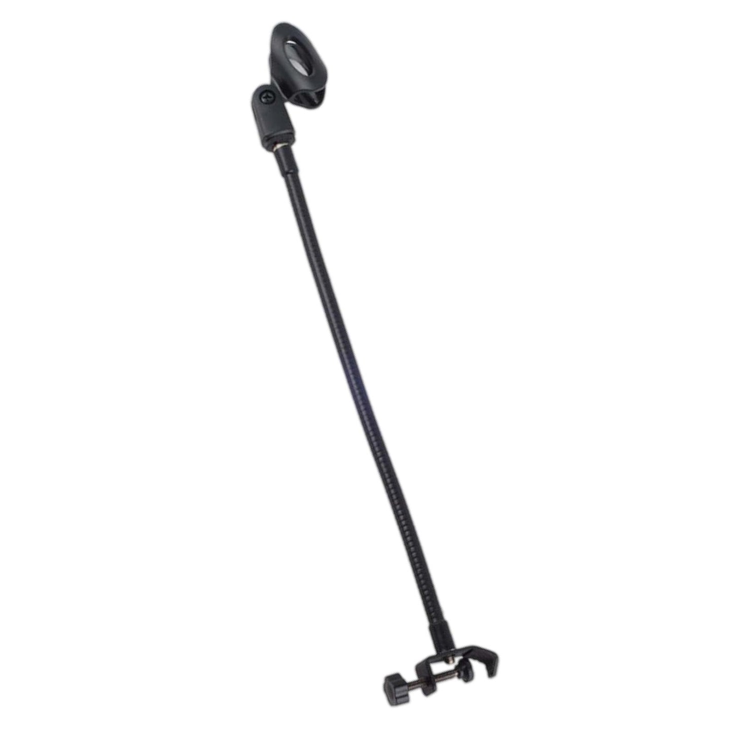 Iron Desk Mic Stand Universal Hose Shelves Microphone Flexible Tube Clips