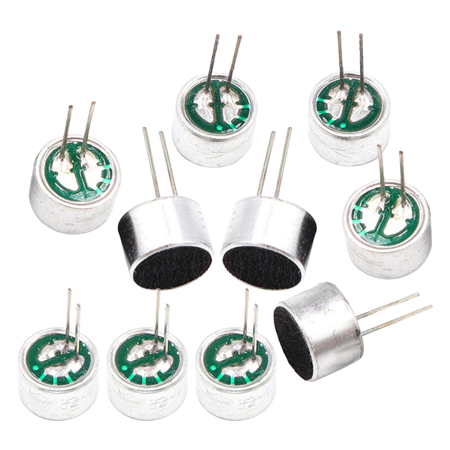 Aluminum Electret Microphone Mini Electret Microphone Condenser Pickup