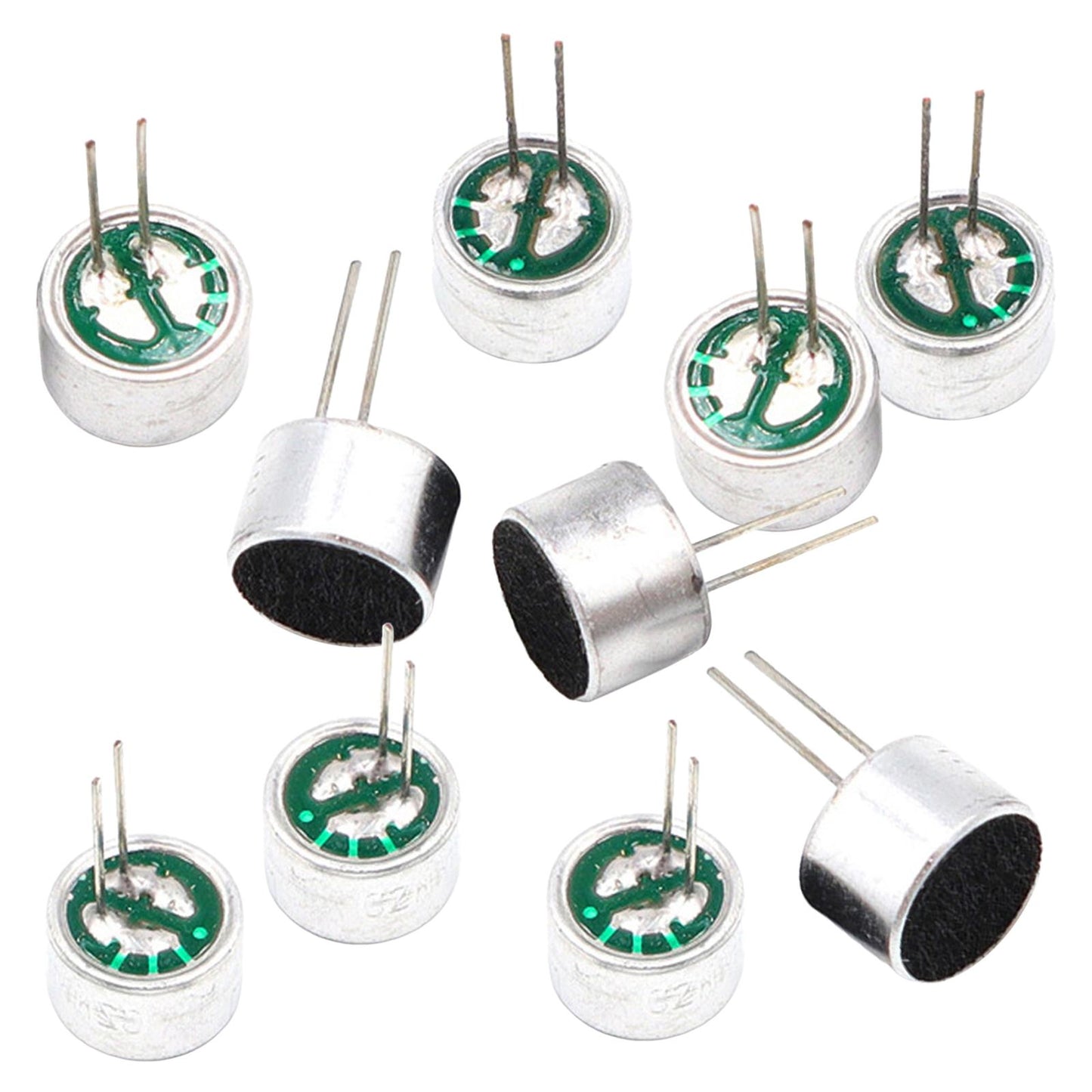 Aluminum Electret Microphone Mini Electret Microphone Condenser Pickup