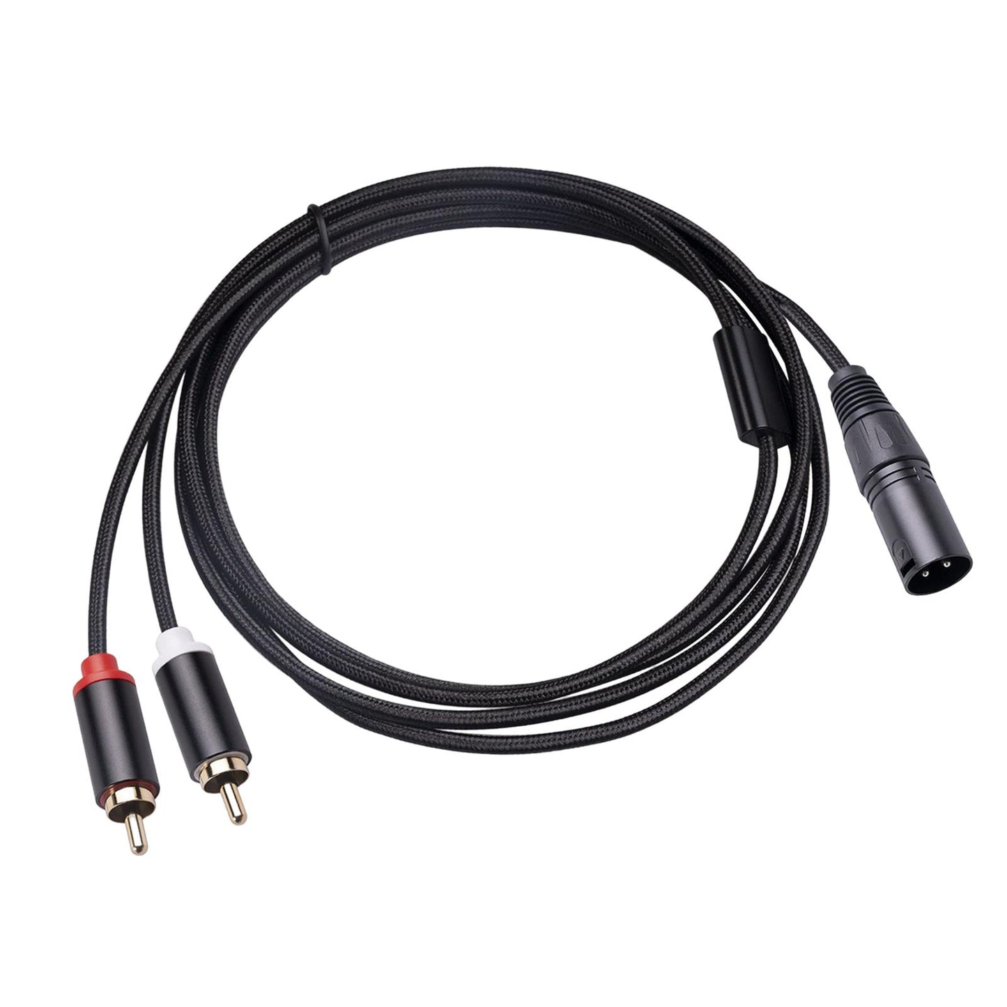 XLR to Dual Cable HiFi Stereo for Phones Mixers Home Theater Components 2m