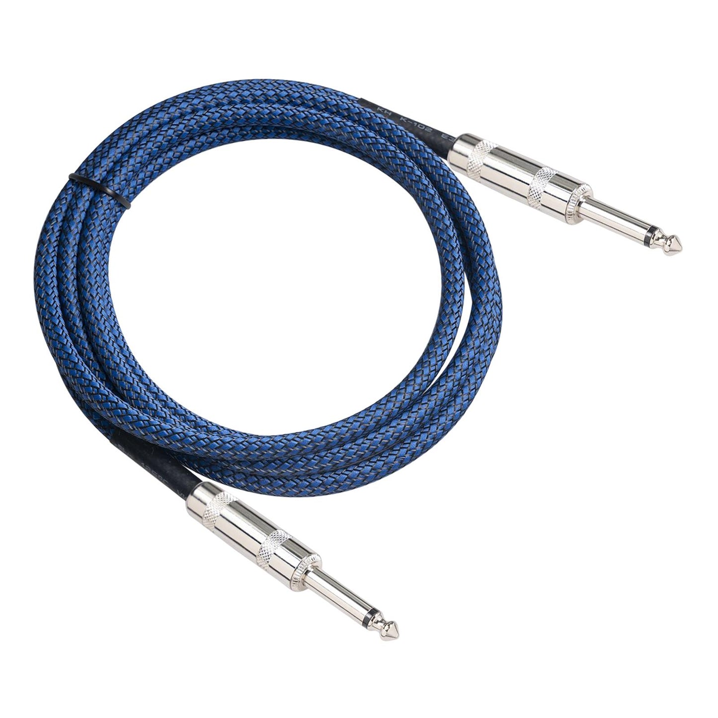 1/4" Straight Instrument Cable Electric Instrument Cable for Speaker Mixer 3 Meters
