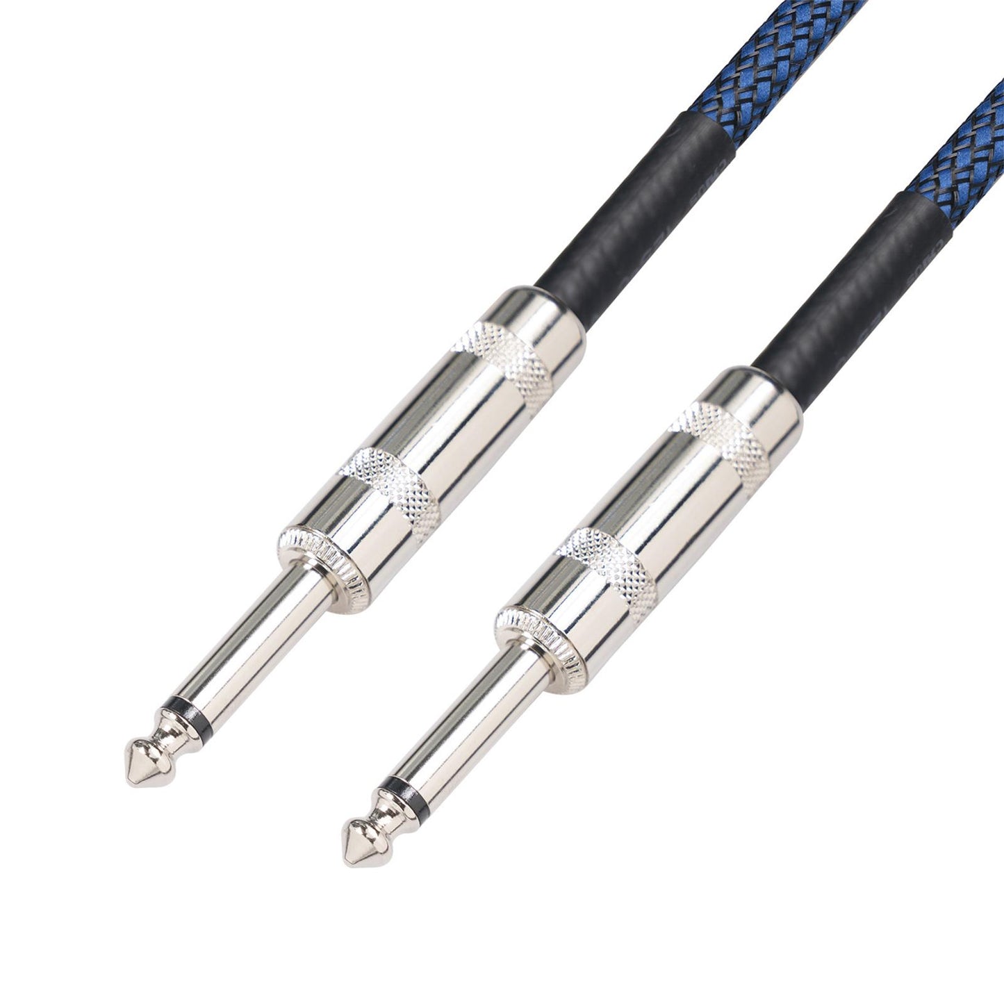 1/4" Straight Instrument Cable Electric Instrument Cable for Speaker Mixer 3 Meters