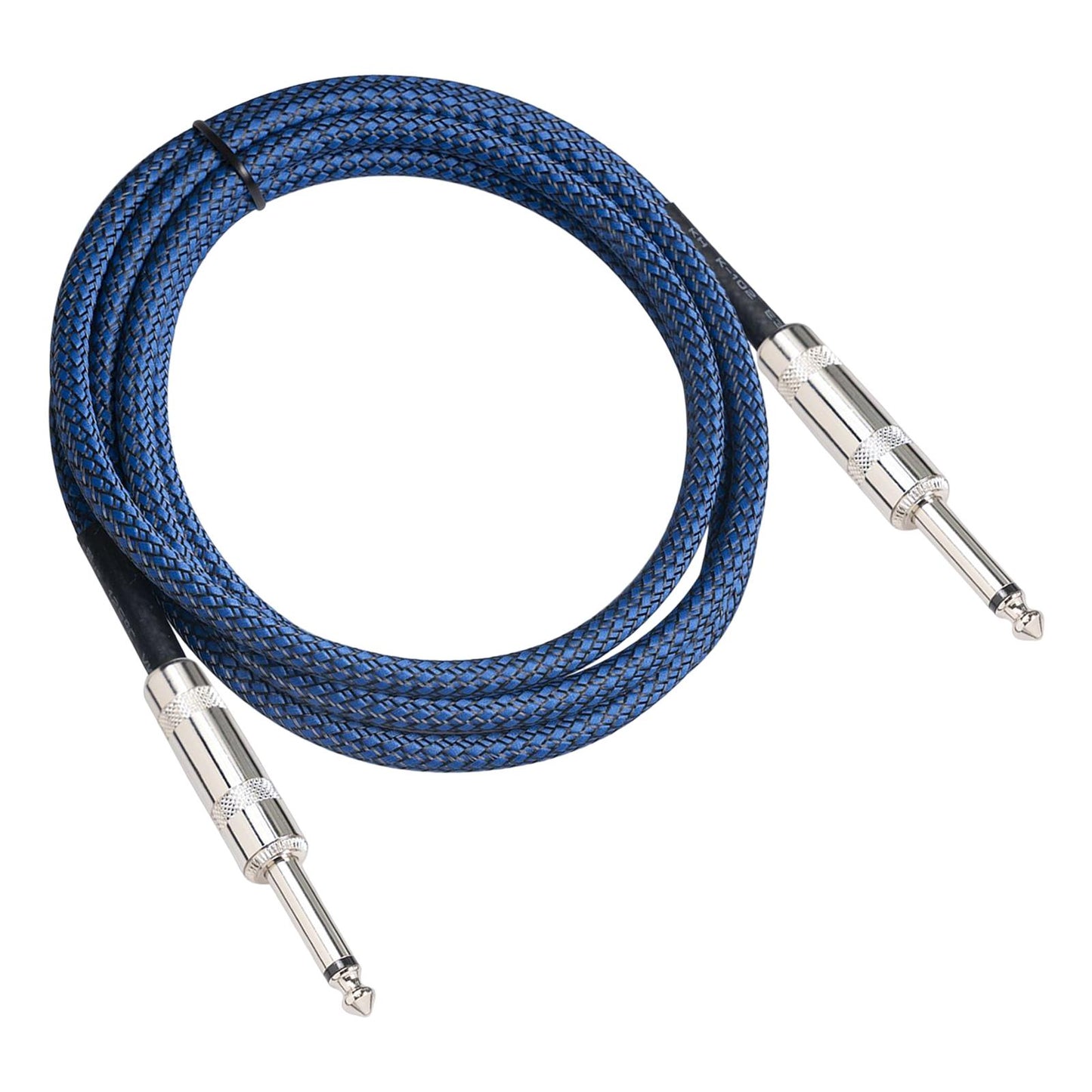 1/4" Straight Instrument Cable Electric Instrument Cable for Speaker Mixer 5 Meters