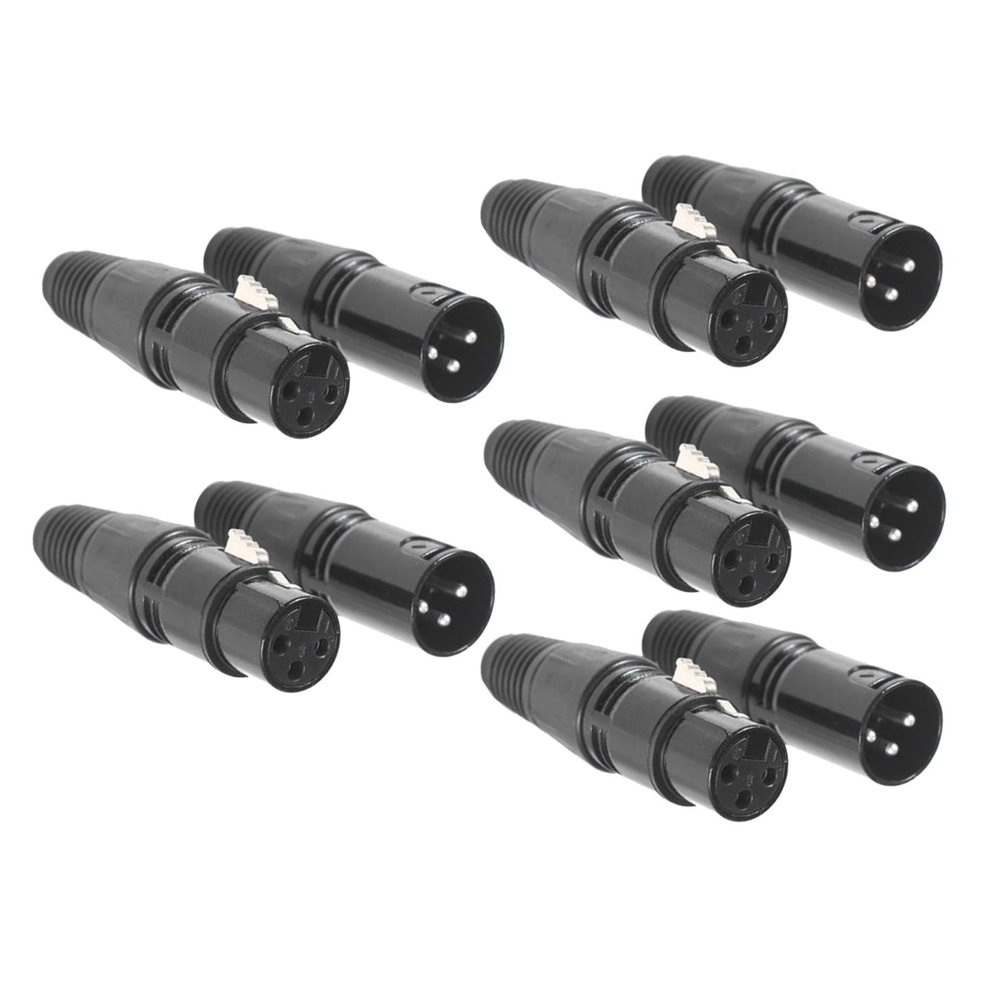 Premium Dmx 3Pin Male & Female Mic Snake Plug for Studio Recording Speakers