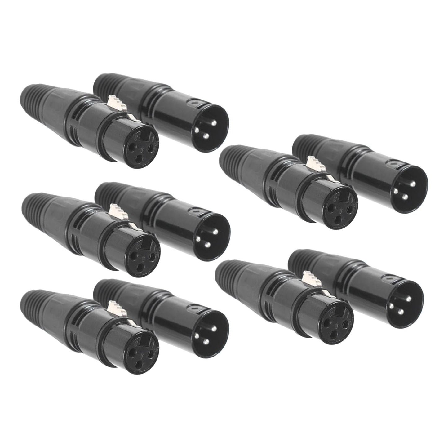 Premium Dmx 3Pin Male & Female Mic Snake Plug for Studio Recording Speakers