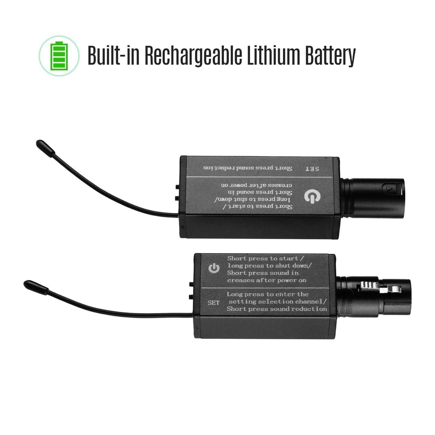 Transmitter Receiver System Stable for Recording Studios Speaking