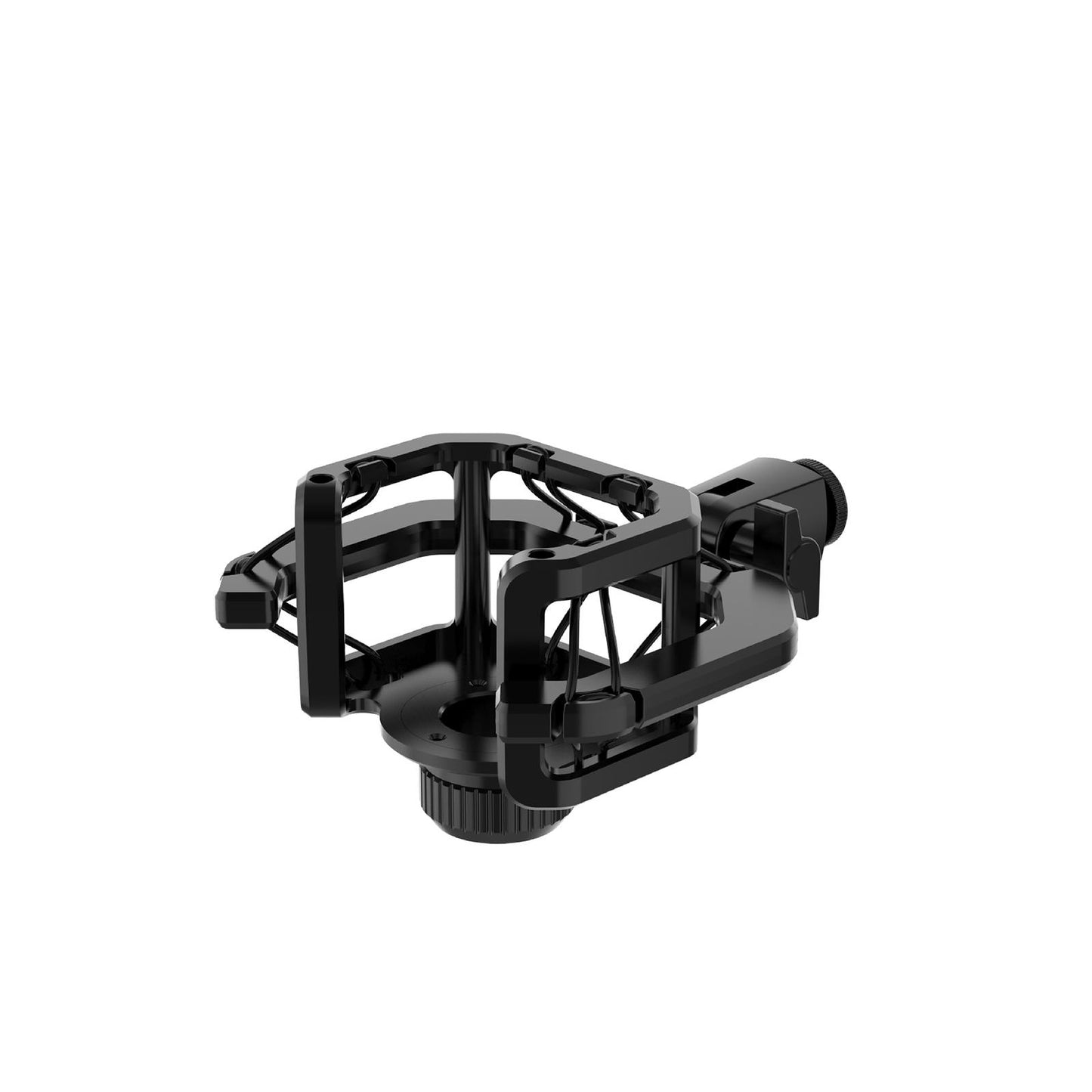Microphone Shock Mount Suspension for Condenser Microphone Broadcasting black