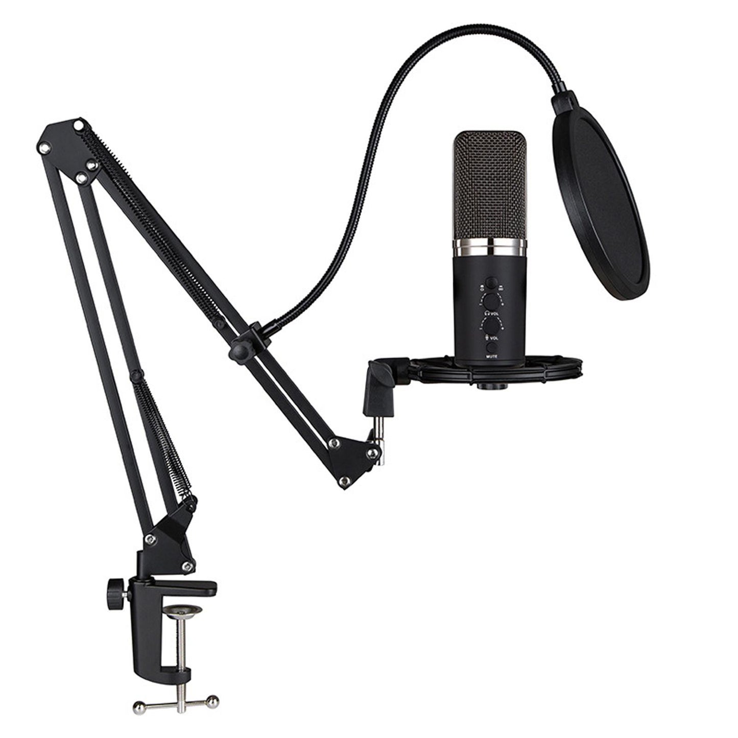 Mic Shock Mount Holder Mic Holder Adjustable Sturdy for Studio Recording F4