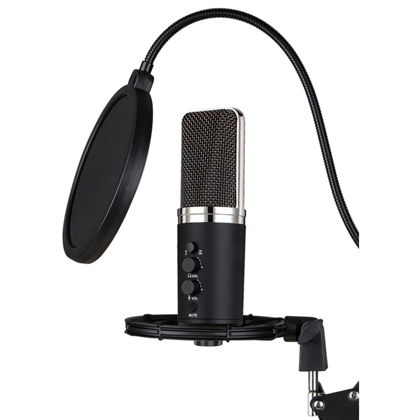 Mic Shock Mount Holder Mic Holder Adjustable Sturdy for Studio Recording F4