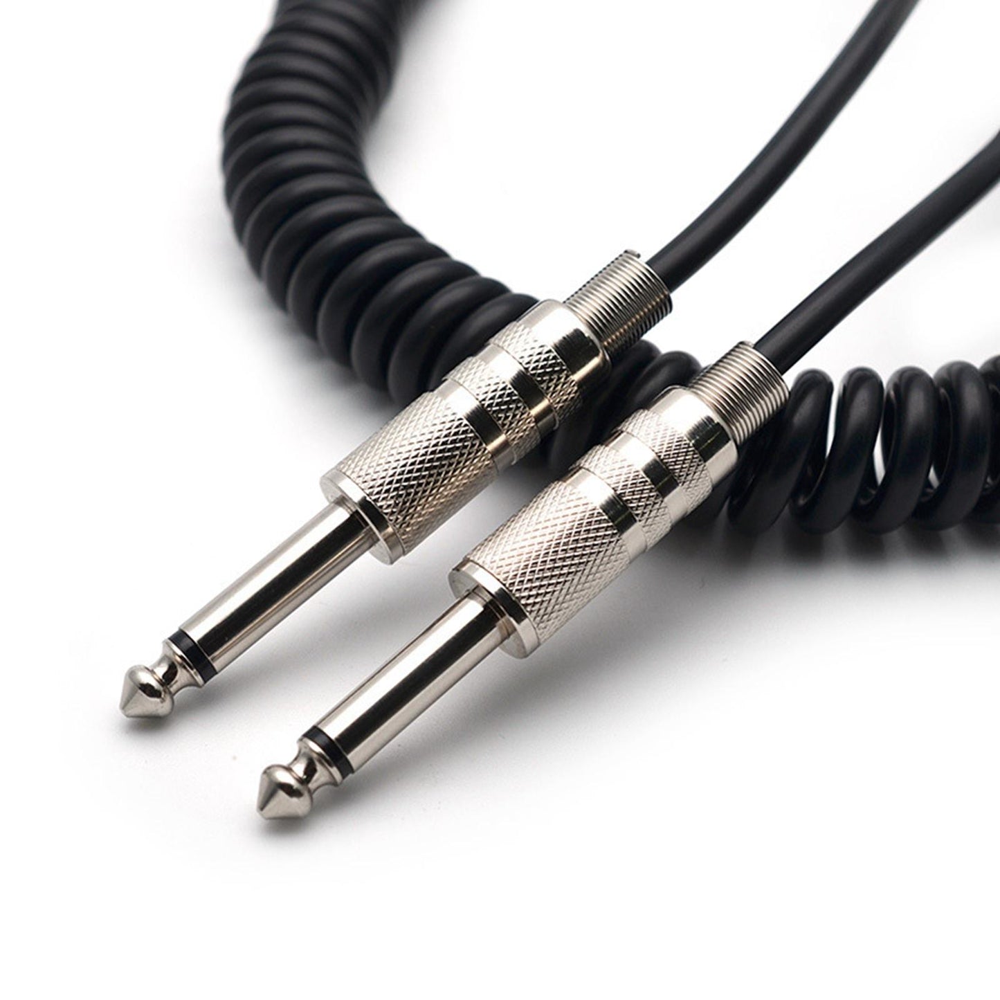 Guitar Spring Cable 6.5mm to 6.5mm Length 5M for Microphone Mixer