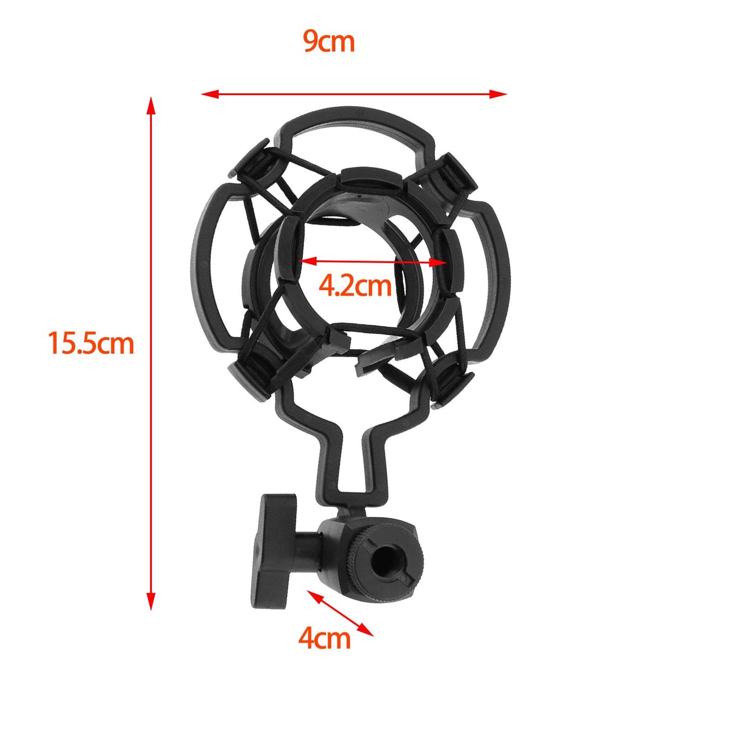 Microphone Shock Mount Mic Holder Universal Detachable for Studio Recording