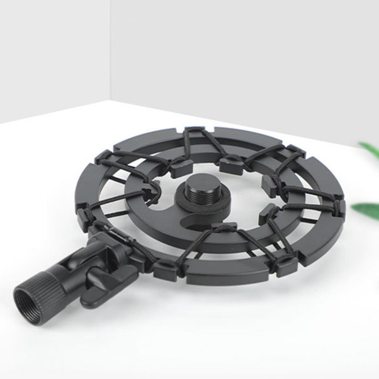 Mic Shock Mount Holder Mic Holder Clip for Home Condenser Mic Stage 16.4cmx11.9cm