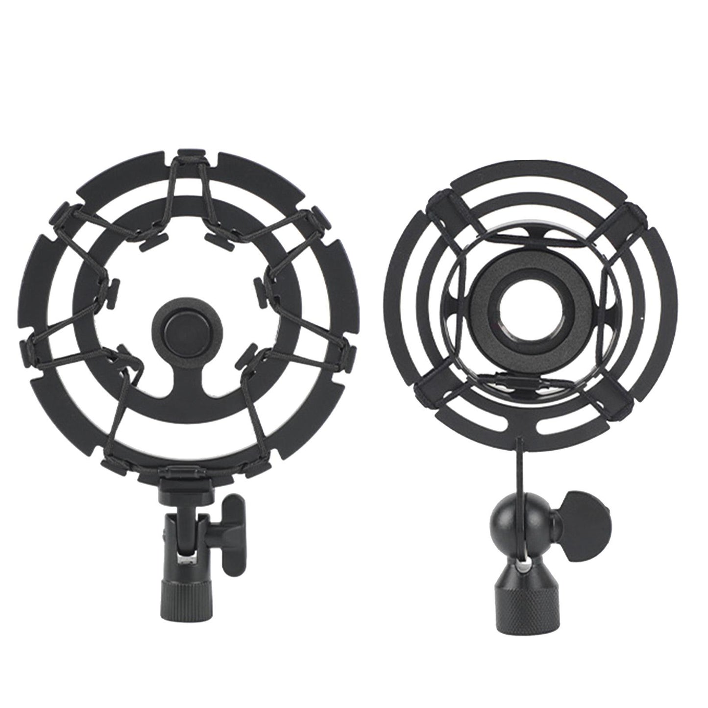 Mic Shock Mount Holder Mic Holder Clip for Home Condenser Mic Stage 16.4cmx11.9cm