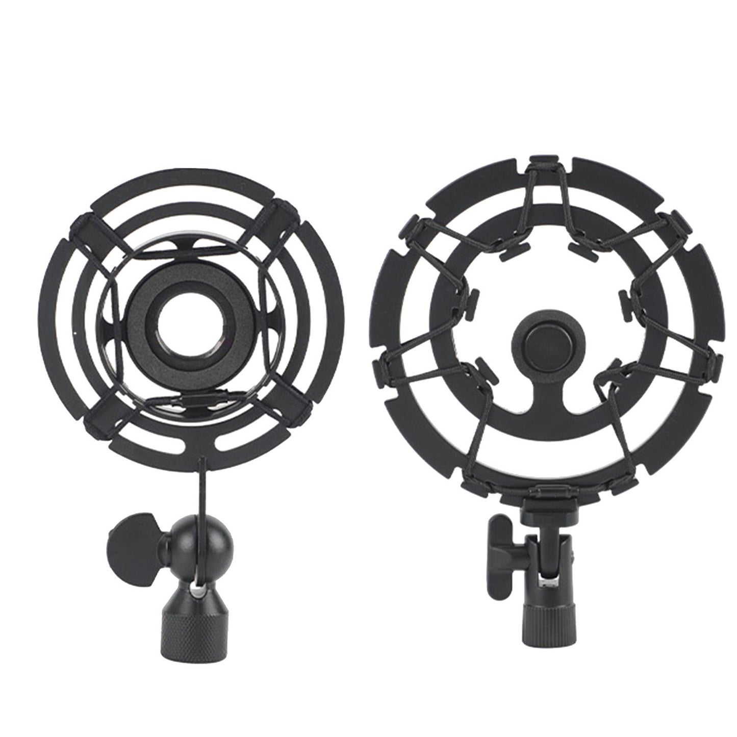 Mic Shock Mount Holder Mic Holder Clip for Home Condenser Mic Stage 16.4cmx11.9cm