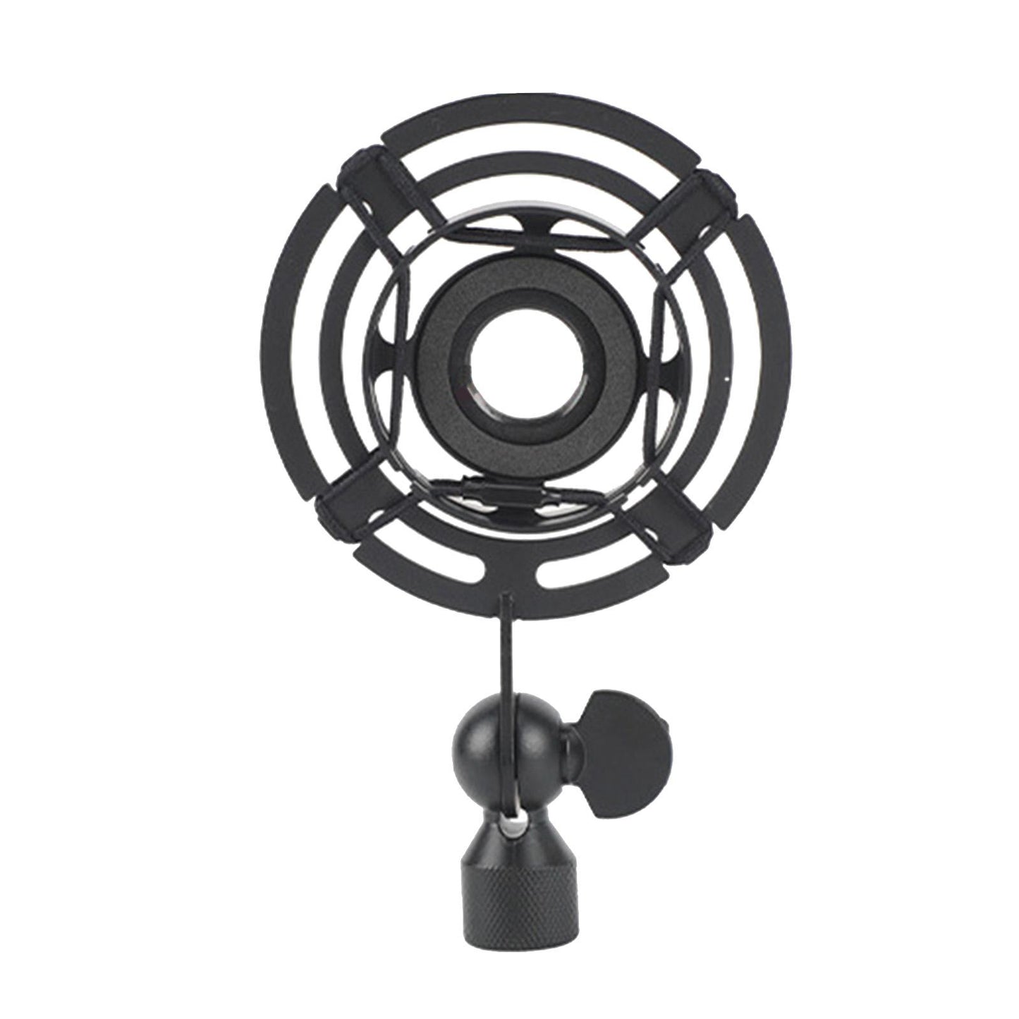 Mic Shock Mount Holder Mic Holder Clip for Home Condenser Mic Stage 16.2cmx10cm
