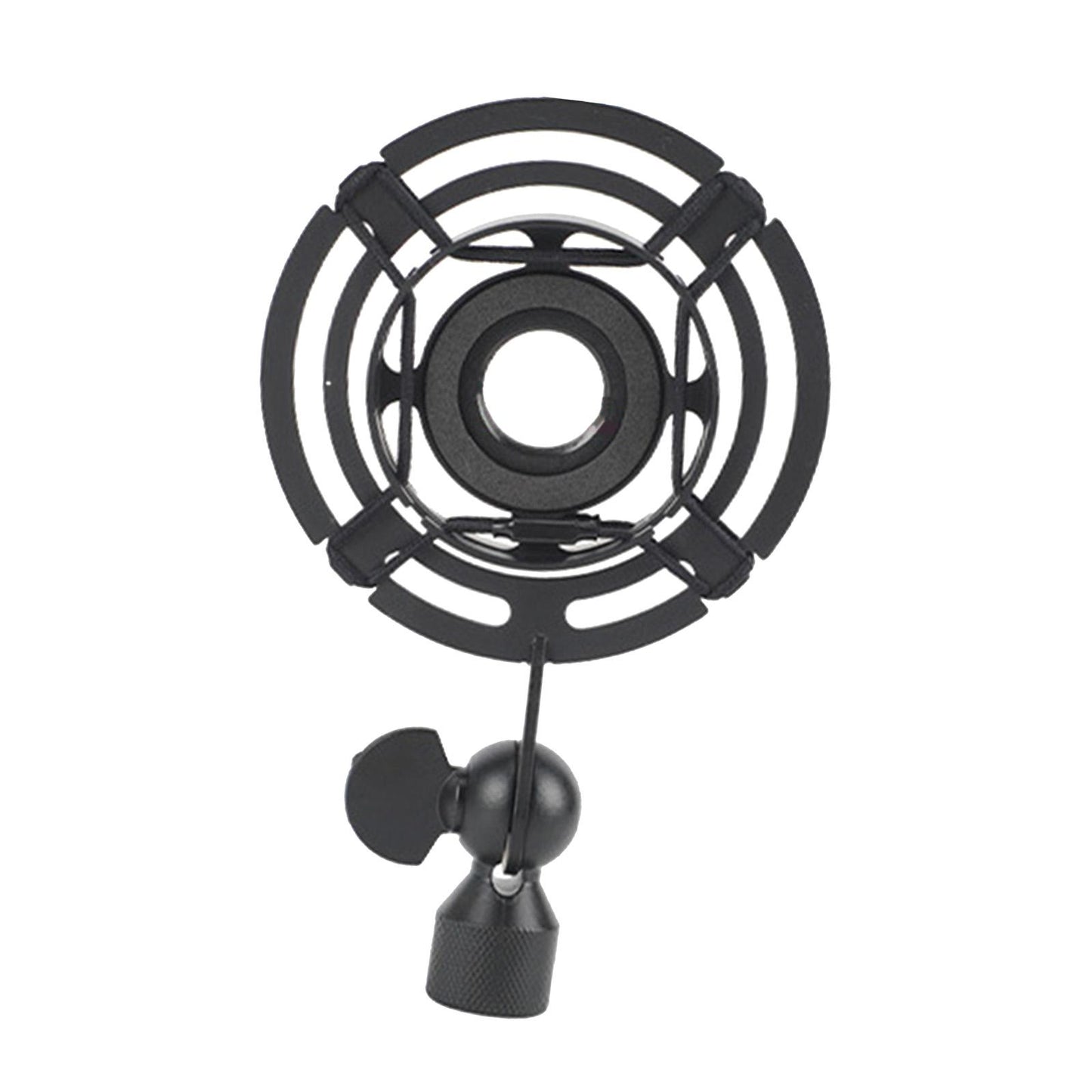 Mic Shock Mount Holder Mic Holder Clip for Home Condenser Mic Stage 16.2cmx10cm