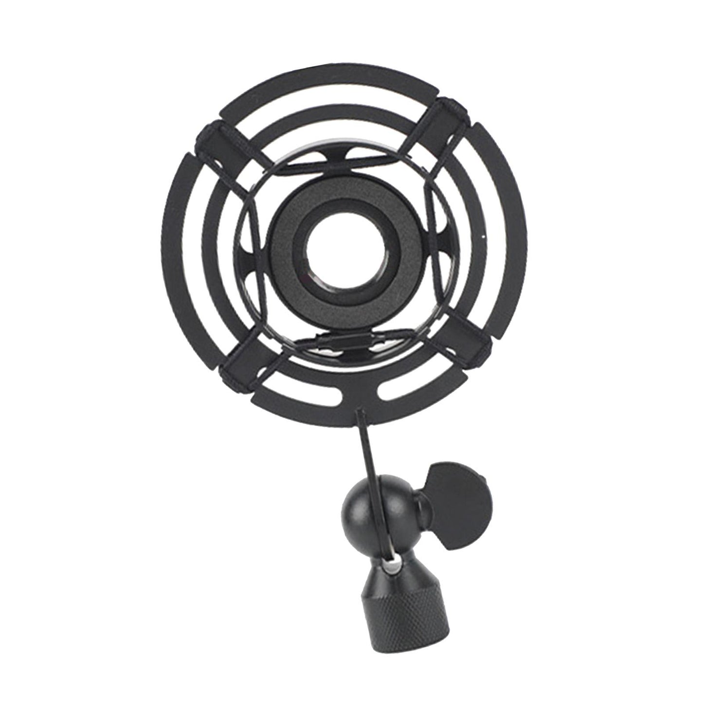 Mic Shock Mount Holder Mic Holder Clip for Home Condenser Mic Stage 16.2cmx10cm
