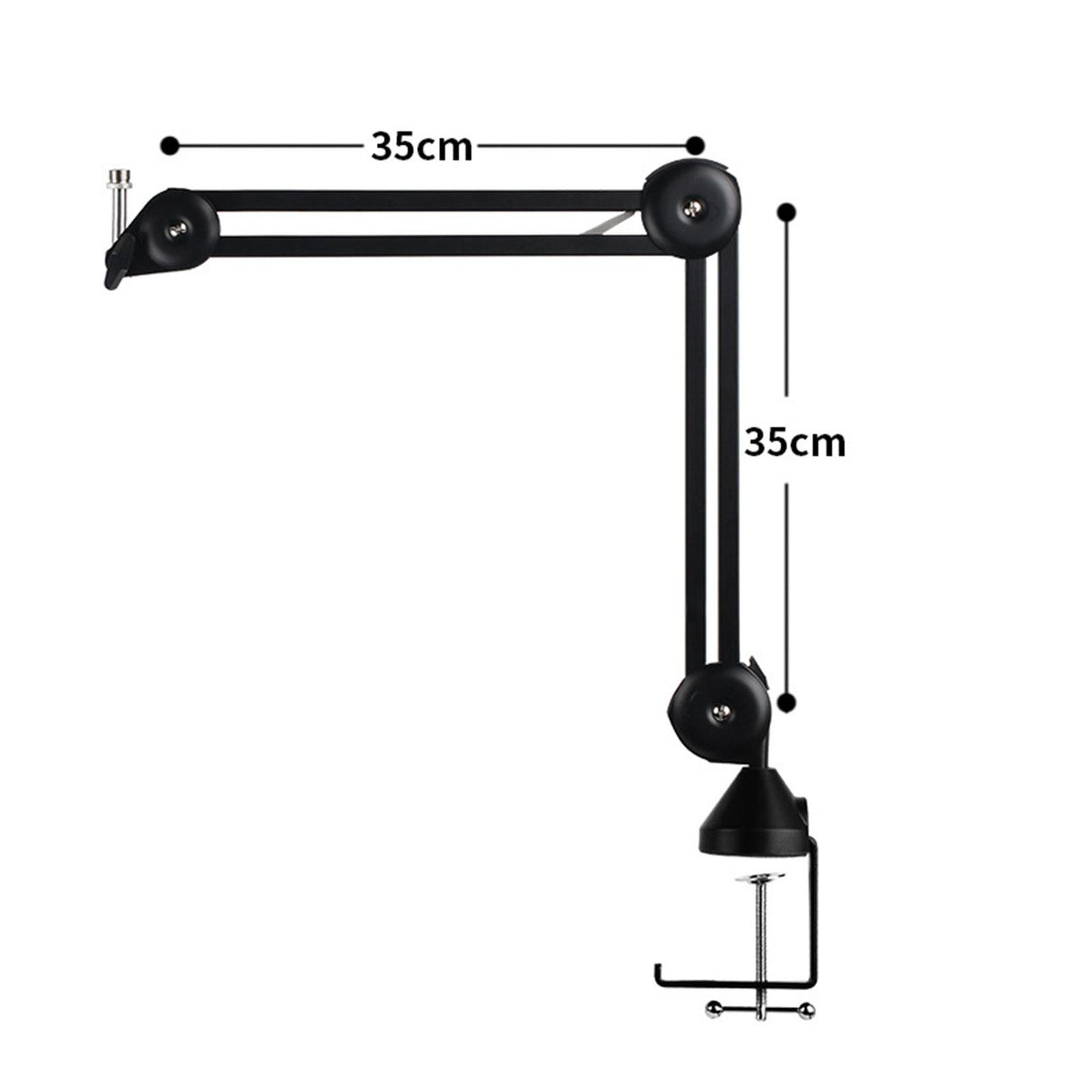 Mount Arm Stand 360 Degree Rotary Flexible for Stage Performance Concert 35cmx35cm