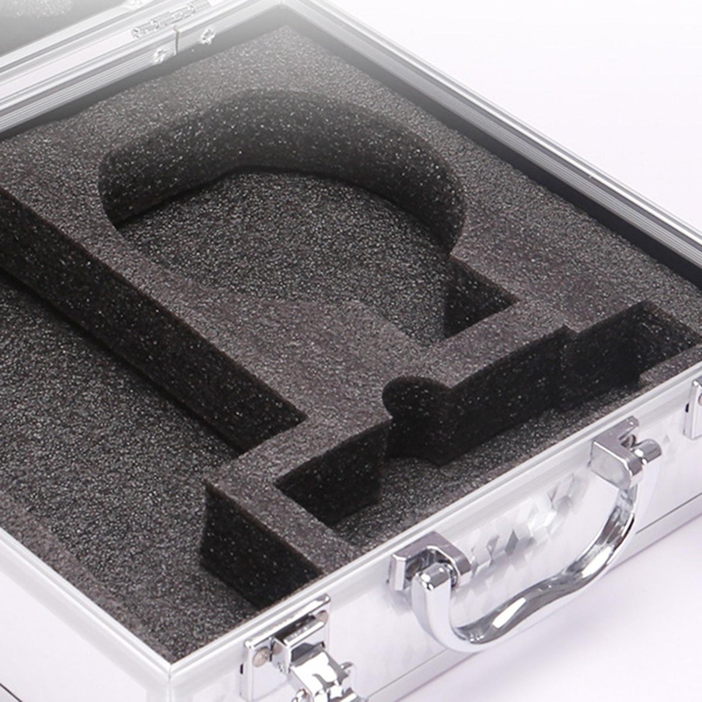 Shockproof Microphone Carry Case Foam Compartment Sturdy for Microphone 34 x 22 x 10.5cm