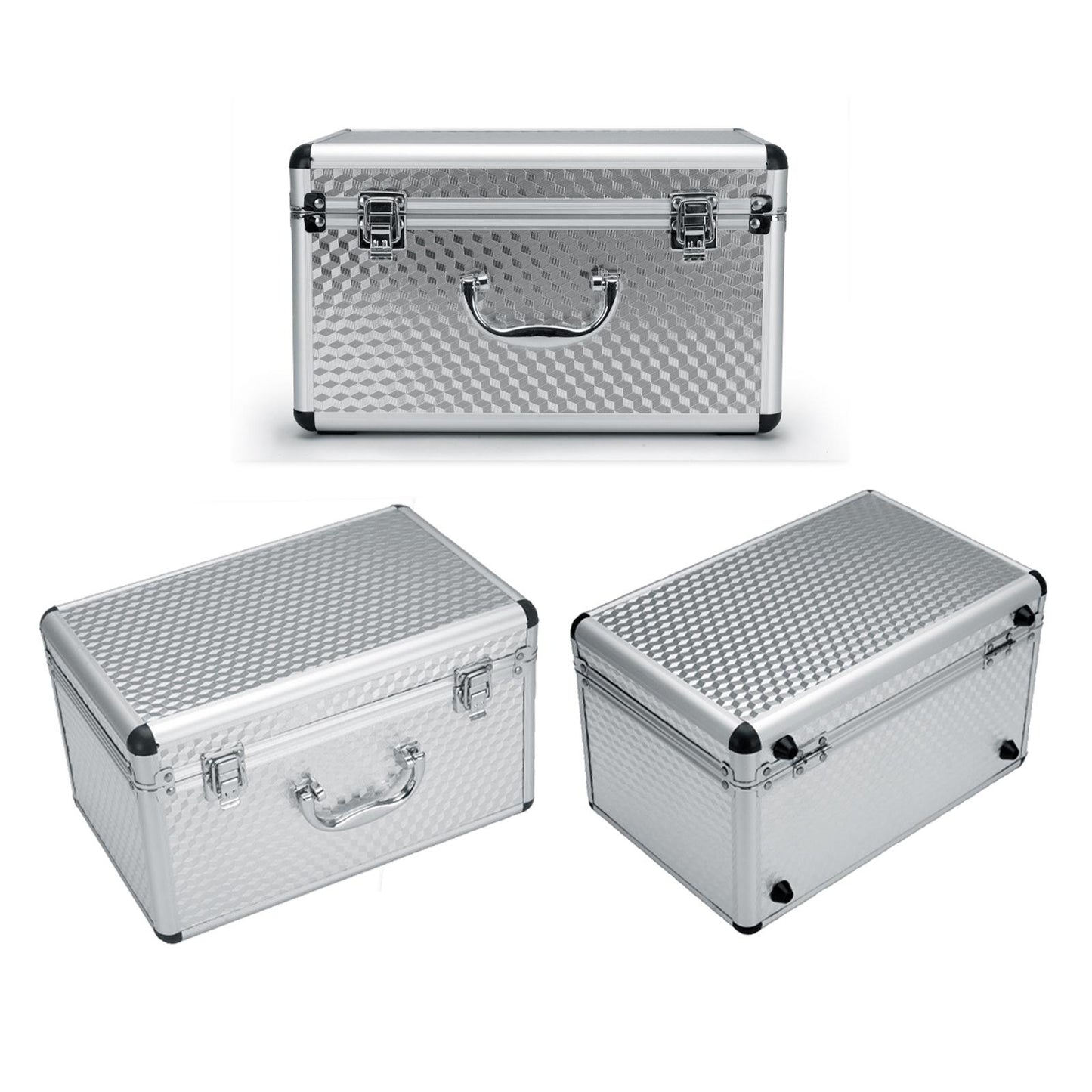 Shockproof Microphone Carry Case Foam Compartment Sturdy for Microphone 30 x 19.5 x 18.5cm