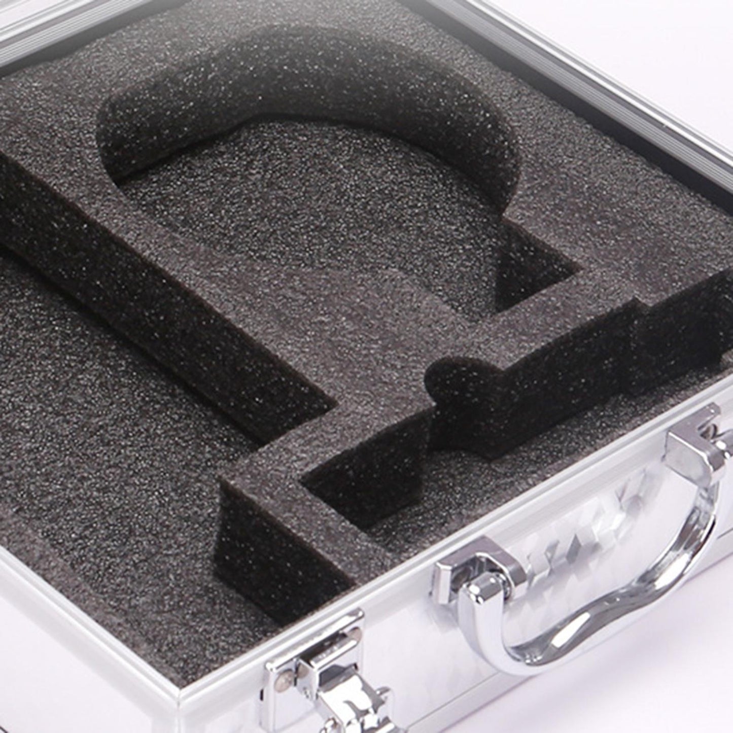 Shockproof Microphone Carry Case Foam Compartment Sturdy for Microphone 30 x 19.5 x 18.5cm