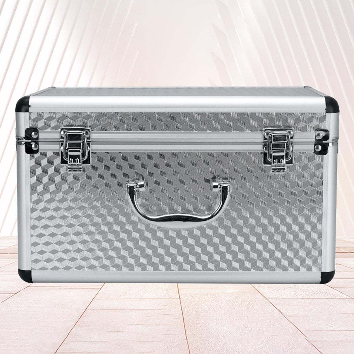 Shockproof Microphone Carry Case Foam Compartment Sturdy for Microphone 30 x 19.5 x 18.5cm