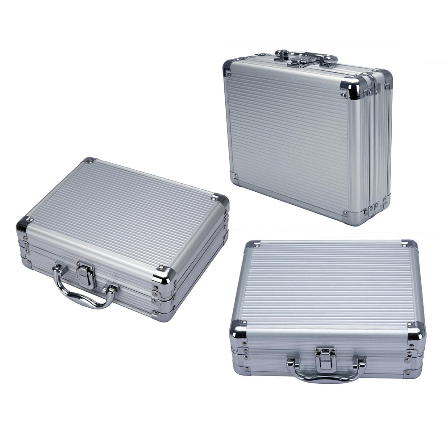 Shockproof Microphone Carry Case Foam Compartment Sturdy for Microphone 25.5 x 23cm