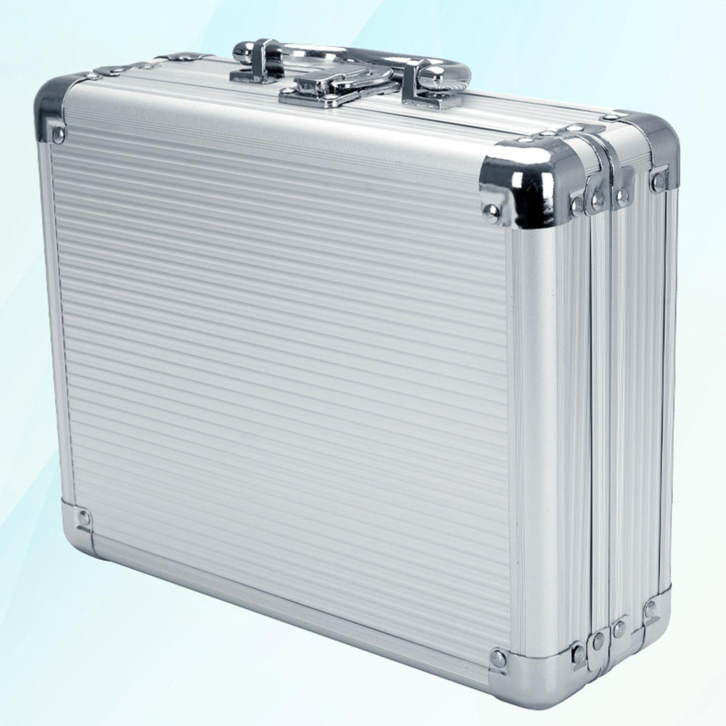 Shockproof Microphone Carry Case Foam Compartment Sturdy for Microphone 25.5 x 23cm