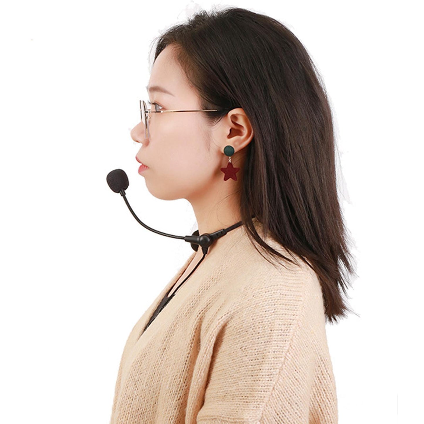 Wired Headphone Convenient Noise Cancelling for Call Center Business