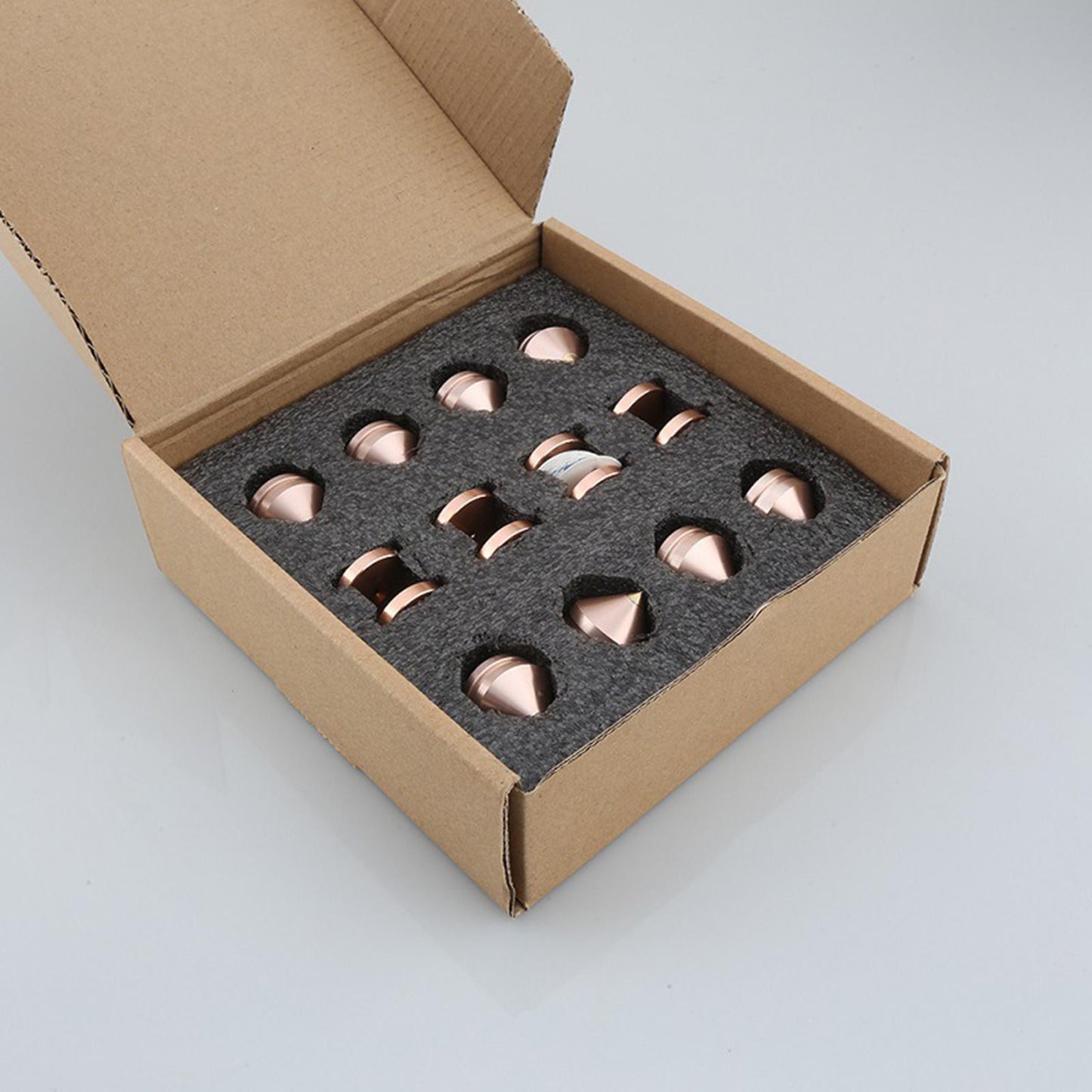 Speaker Shock Absorber Feet Audiophile Shockproof Stand Pad for Electronics Golden