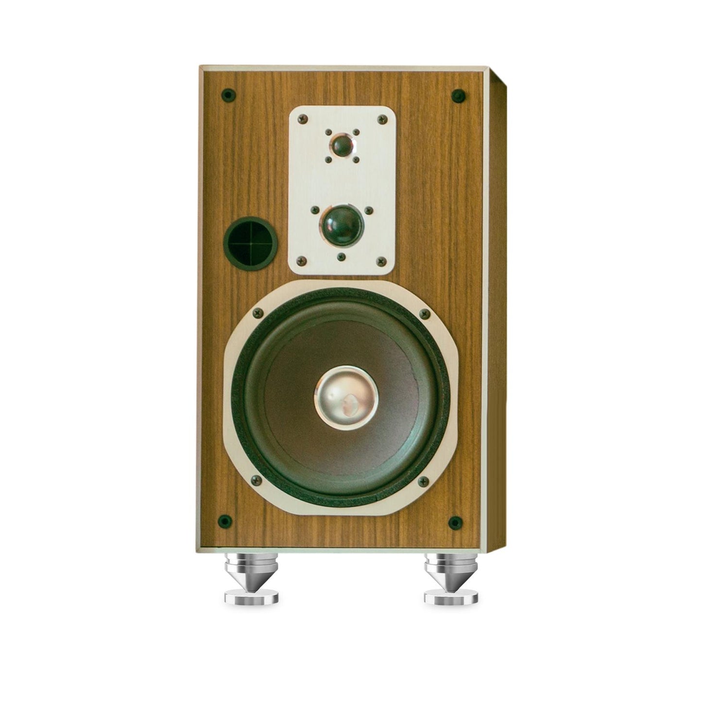 Speaker Shock Absorber Feet Audiophile Shockproof Stand Pad for Electronics Silver