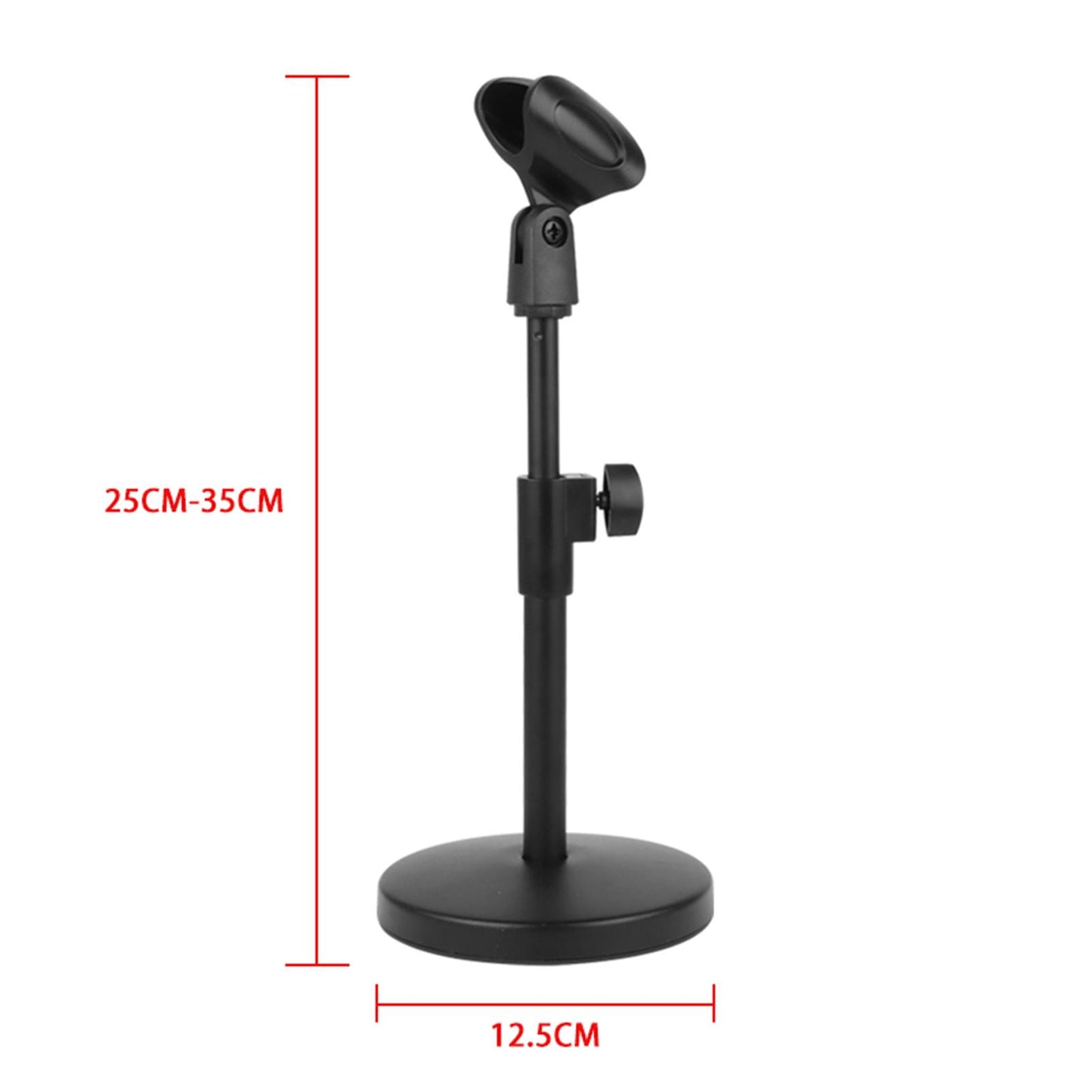 Desktop Mic Stand Practical Durable Sturdy Universal for Lectures Phone