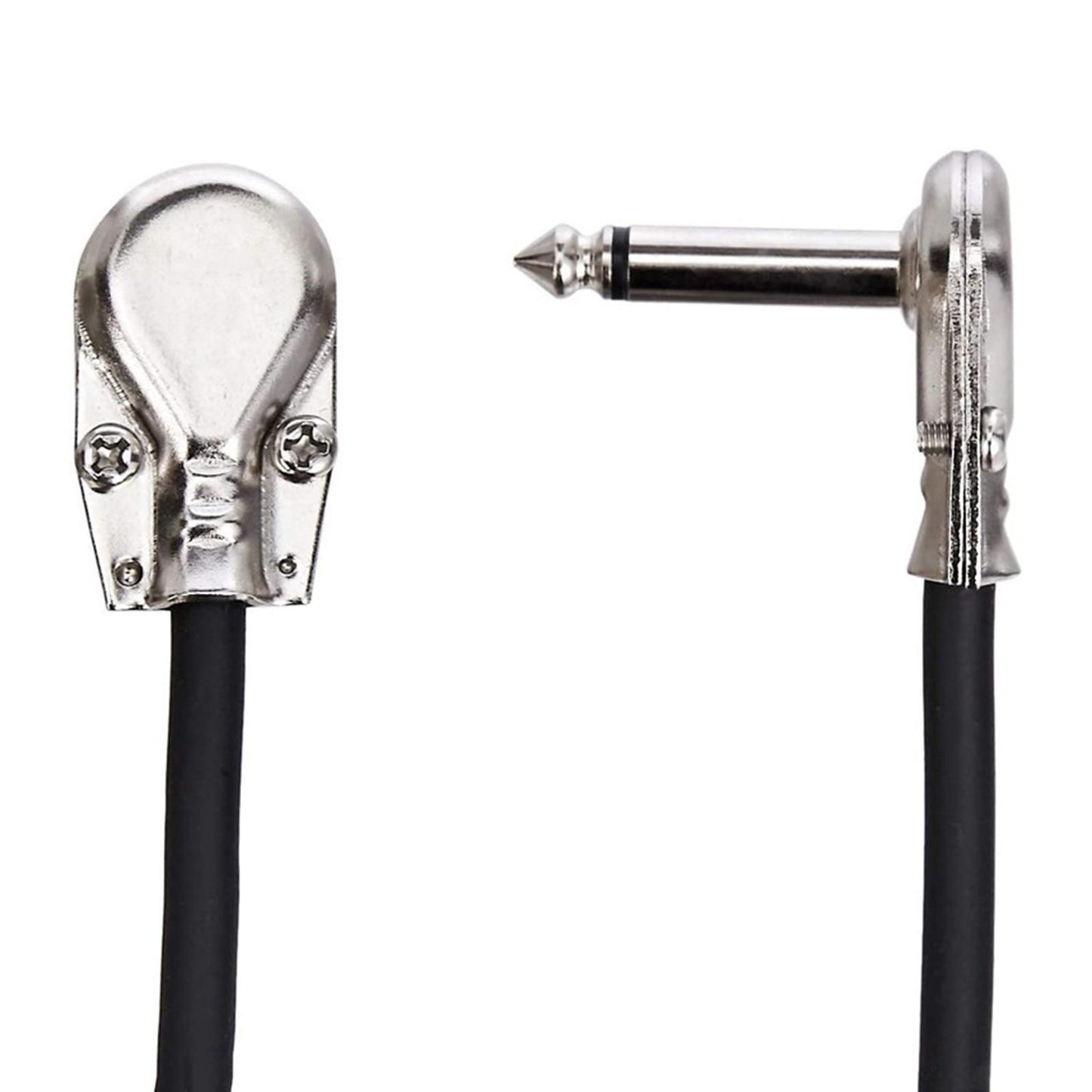 Guitar Patch Cable Cord Simply Plug into Guitar Pedal, Fit Tight Audio Cable Argent Flat 15CM