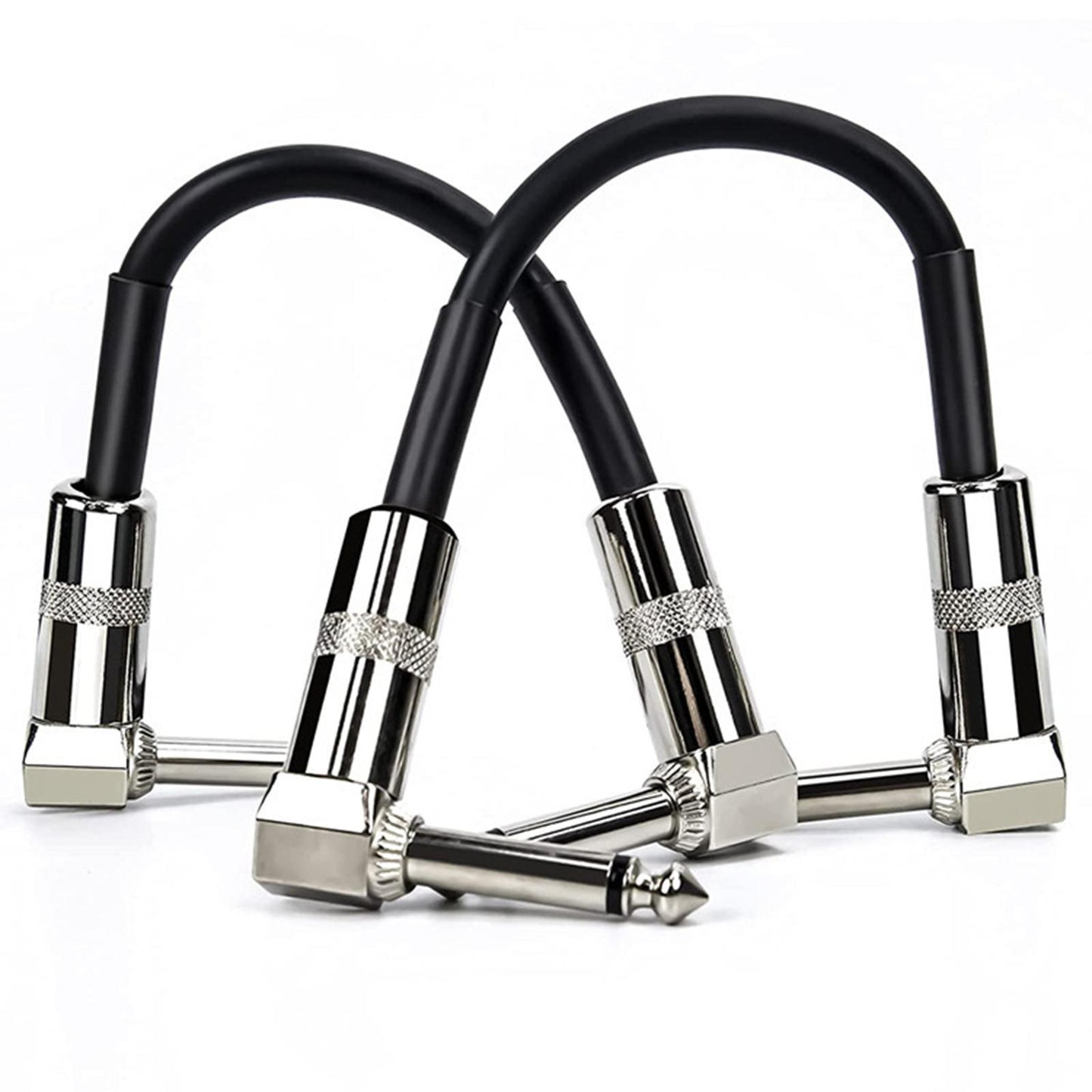 Guitar Patch Cable Cord Simply Plug into Guitar Pedal, Fit Tight Audio Cable Argent Square 15CM