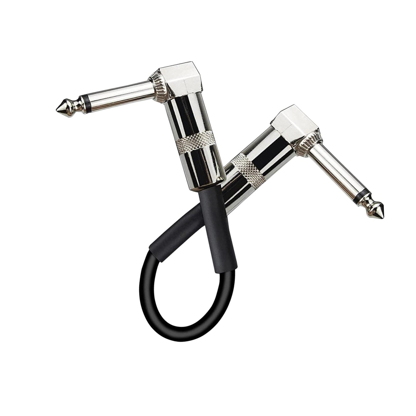 Guitar Patch Cable Cord Simply Plug into Guitar Pedal, Fit Tight Audio Cable Argent Square 15CM