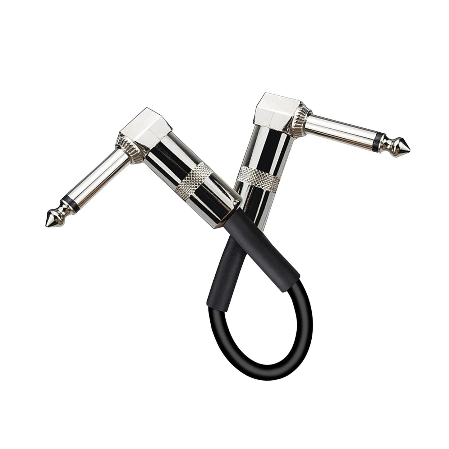 Guitar Patch Cable Cord Simply Plug into Guitar Pedal, Fit Tight Audio Cable Argent Square 30CM