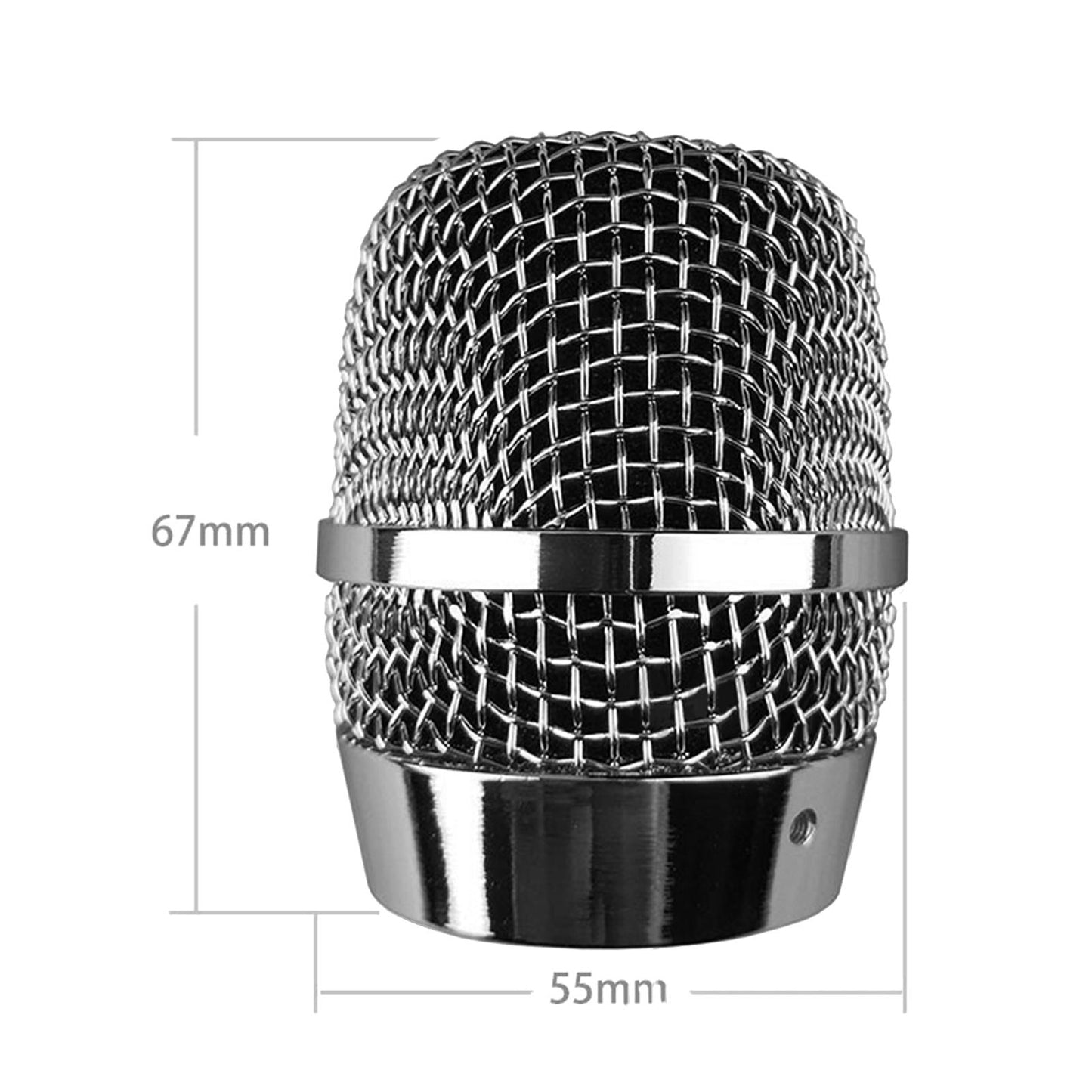 Microphone Grille Replacement Ball Head Mesh Microphone Ball Head Mesh Grill 6