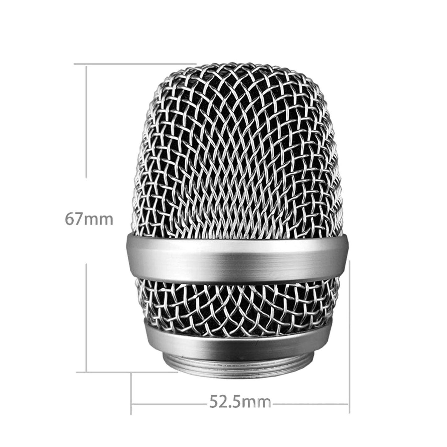 Microphone Grille Replacement Ball Head Mesh Microphone Ball Head Mesh Grill 8