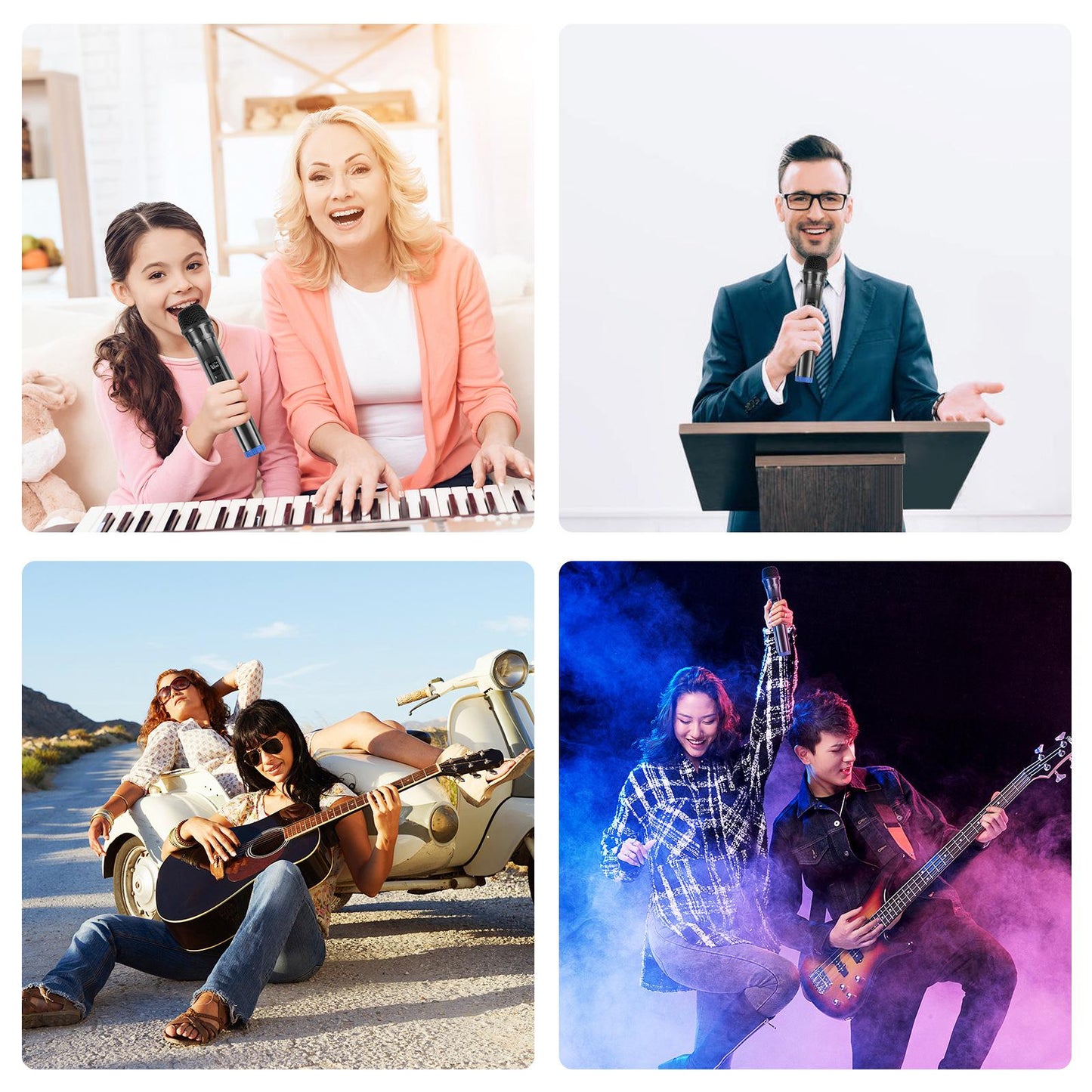 Wireless Dynamic Handheld Microphone for KTV Entertainment Amplifier Speaker