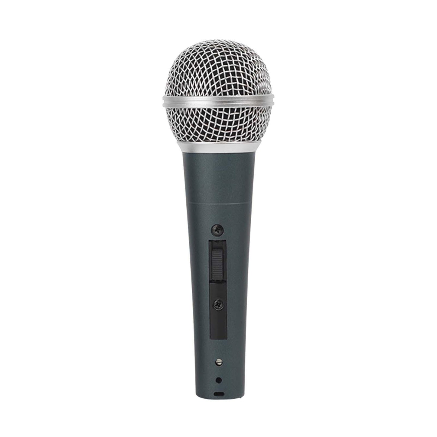 Wired Microphone Clear Sound Portable Handheld Mic for Party Wedding Singing Dark Cyan Mic Set A